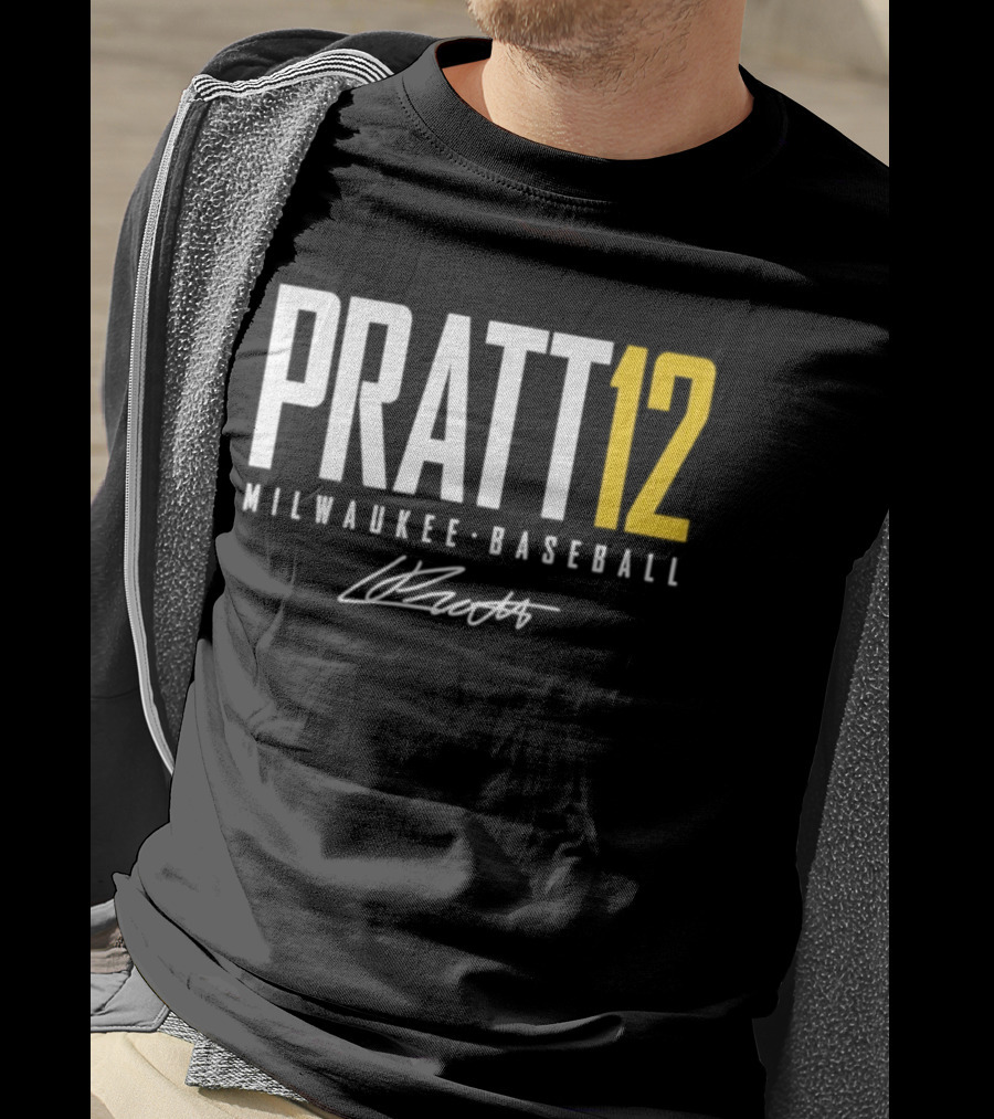 Pratt 12 Milwaukee Baseball Signature T-Shirt