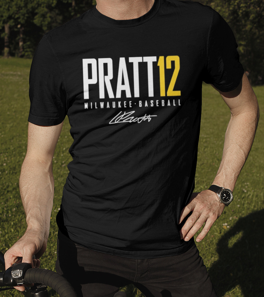Pratt 12 Milwaukee Baseball Signature T-Shirt