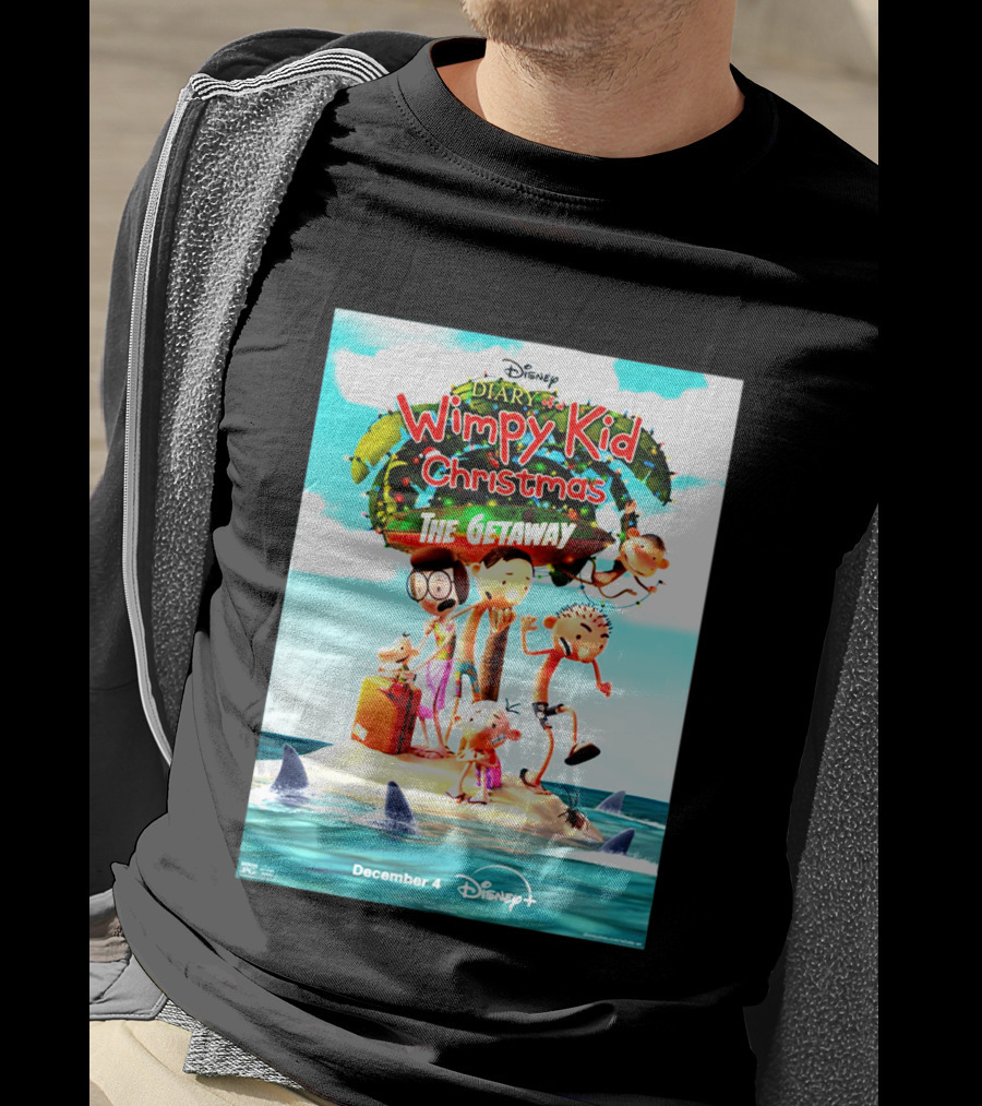 Disney Diary Of A Wimpy Kid Christmas The Getaway December 4 Disney+ T-Shirt