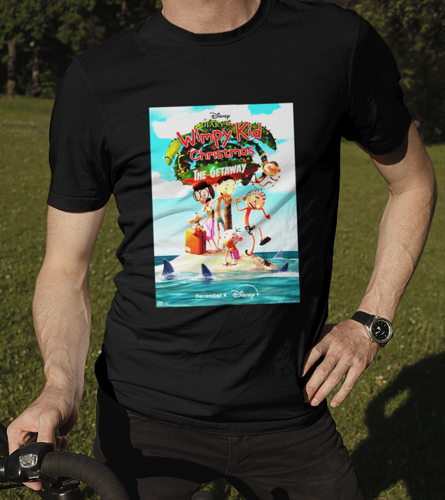 Disney Diary Of A Wimpy Kid Christmas The Getaway December 4 Disney+ T-Shirt