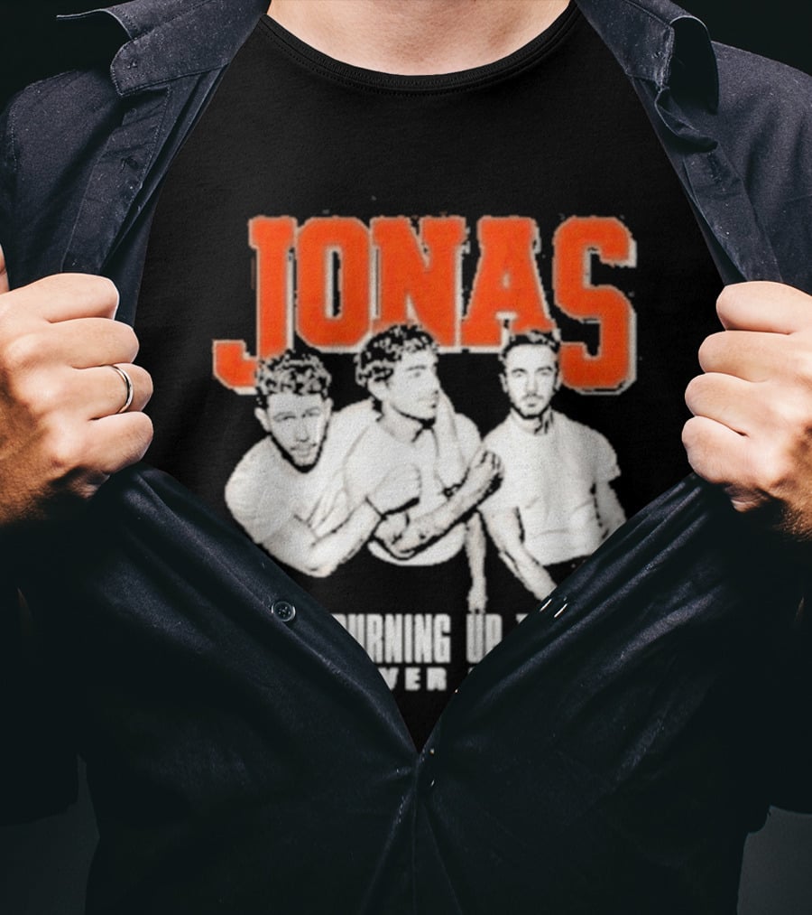 Jonas Brothers The Burning Up Tour All Over Again T-Shirt