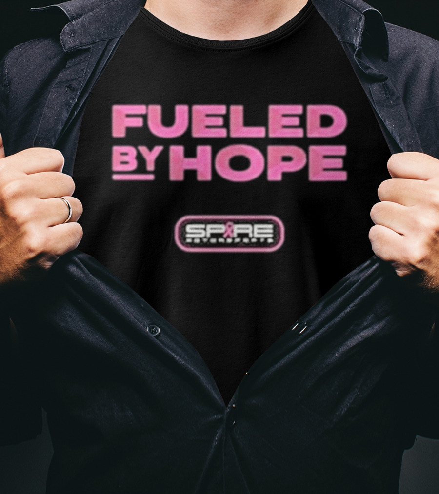 Fueled By Hope Spire Enterprises Pink Ribbon 2026 T-Shirt