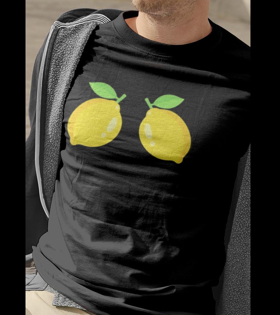 Lemons Over Boobs Bold Citrus T-Shirt