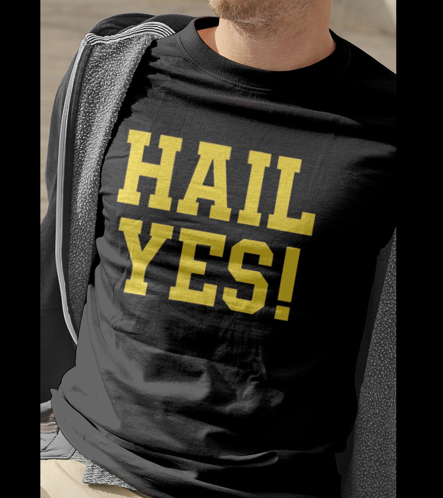 Hail Yes Michigan Wolverines Fan Spirit T-Shirt