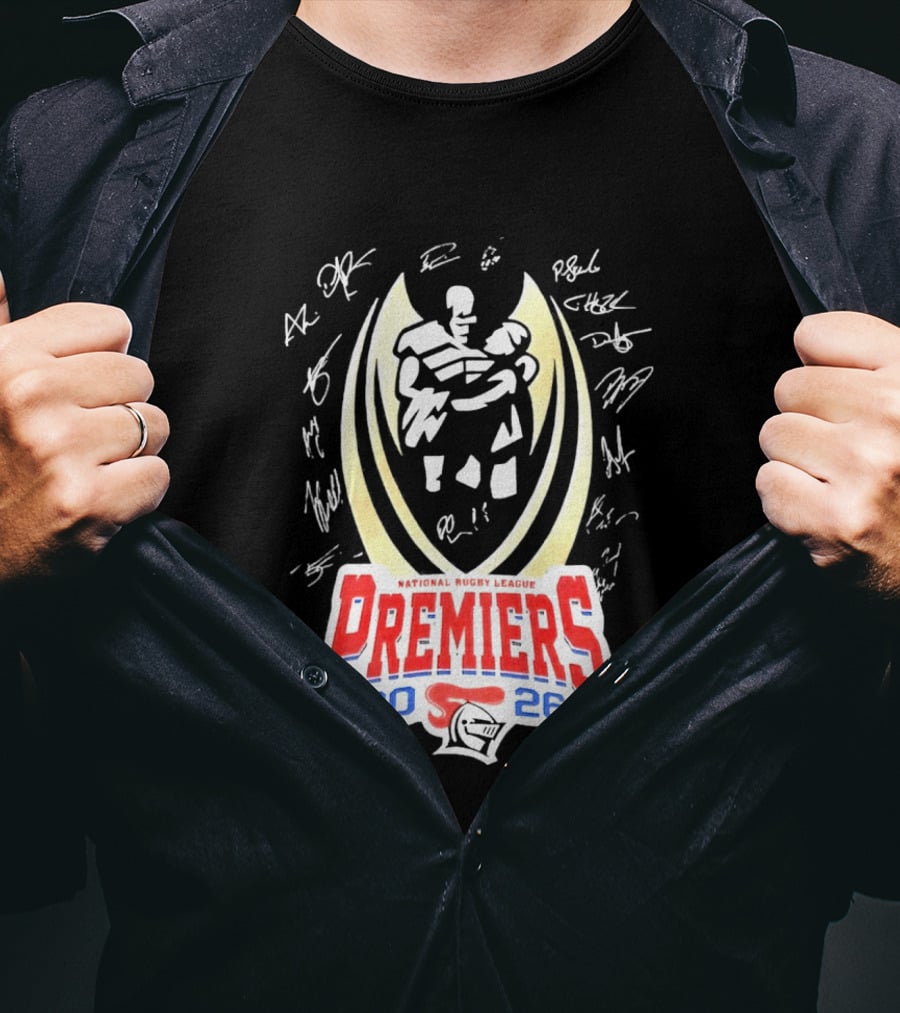 NRL Newcastle Knights National Rugby League Premiers 2026 T-Shirt