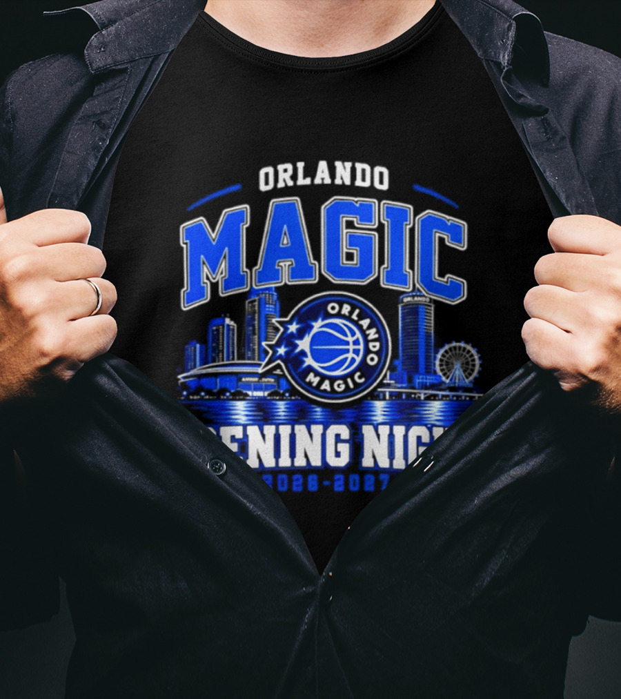 Orlando Magic Opening Night 2026 2027 City Skyline T-Shirt