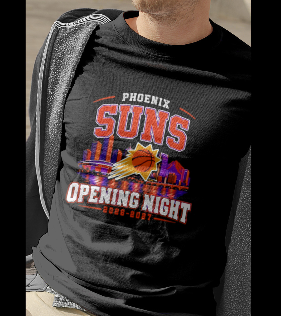 Phoenix Suns Opening Night 2026 2027 City Skyline T-Shirt