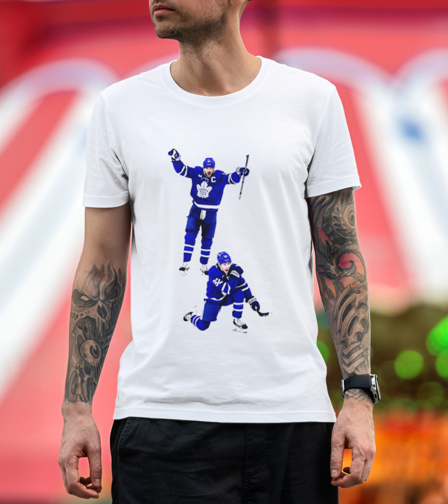 Auston Matthews Gavin McKenna Toronto Maple Leafs Firts One Hockey Players T-Shirt