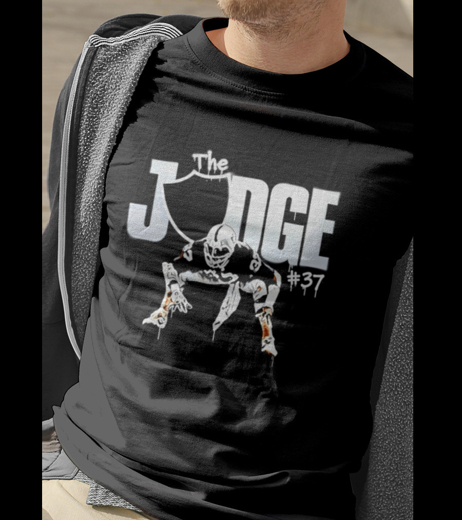 Judge #37 Lester Hayes Las Vegas Raiders Football T-Shirt