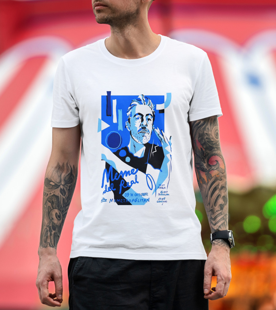 Meme Del Real 09 De Octubre 2026 Metropolitán MX Concert T-Shirt