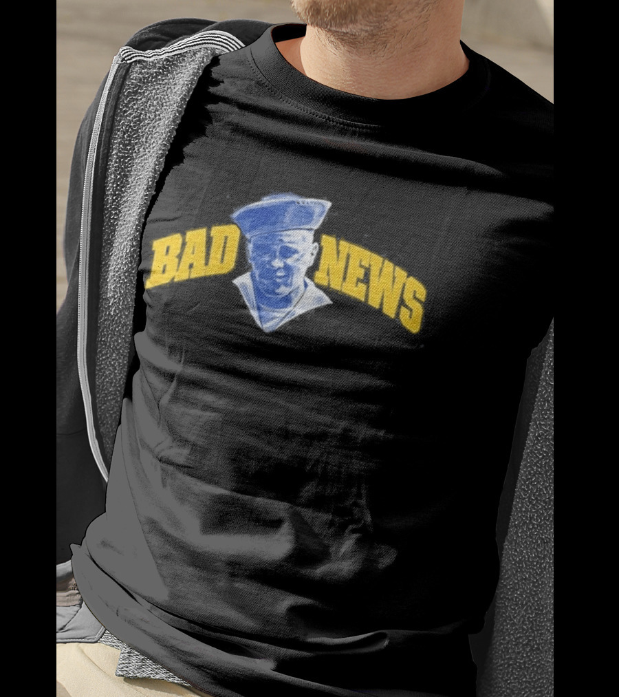 Zach Bryan Bad News Sailor Image T-Shirt