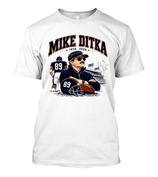 Mike Ditka 1939 2026 Chicago Bears Coach Football Legacy T-Shirt