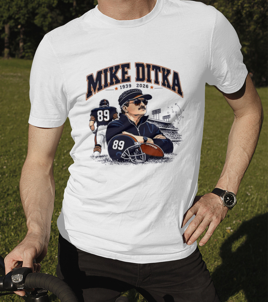 Mike Ditka 1939 2026 Chicago Bears Coach Football Legacy T-Shirt