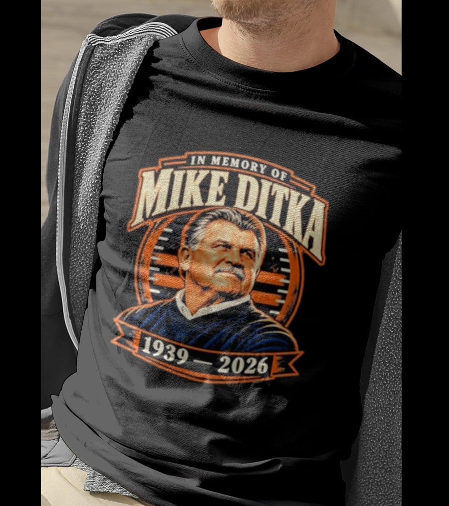 In Memory Of Mike Ditka 1939 2026 Football T-Shirt