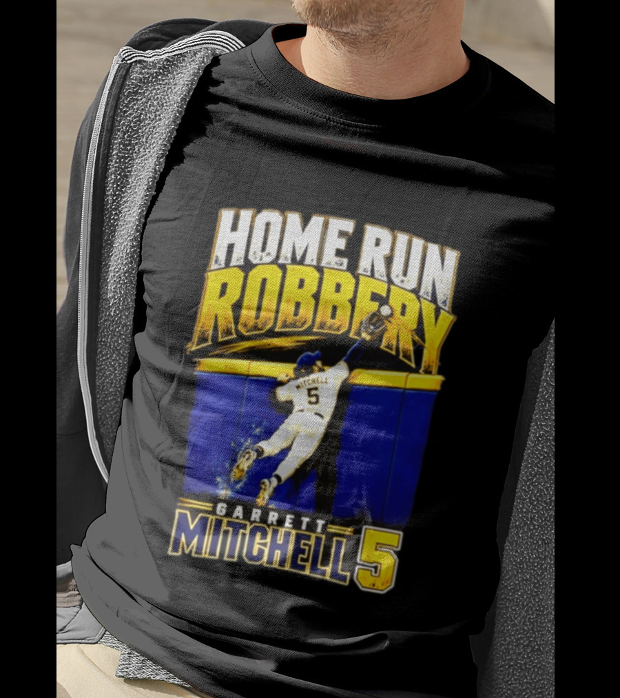 Home Run Robbery Garrett Mitchell 5 Milwaukee Brewers NLCS 2026 T-Shirt