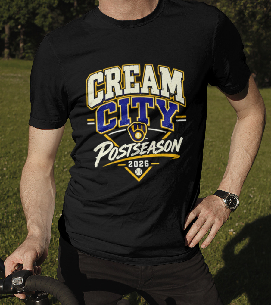 Milwaukee Brewers Cream City 2026 NLCS Postseason T-Shirt