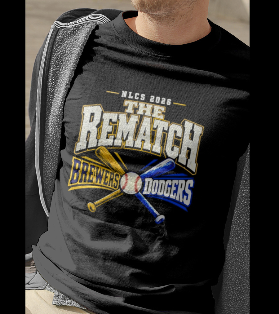 NLCS 2026 The Rematch Brewers Vs Dodgers T-Shirt