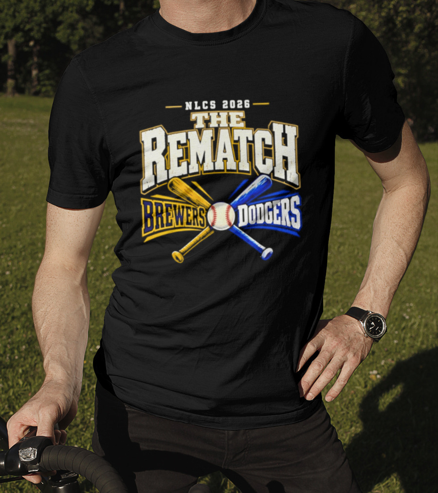 NLCS 2026 The Rematch Brewers Vs Dodgers T-Shirt