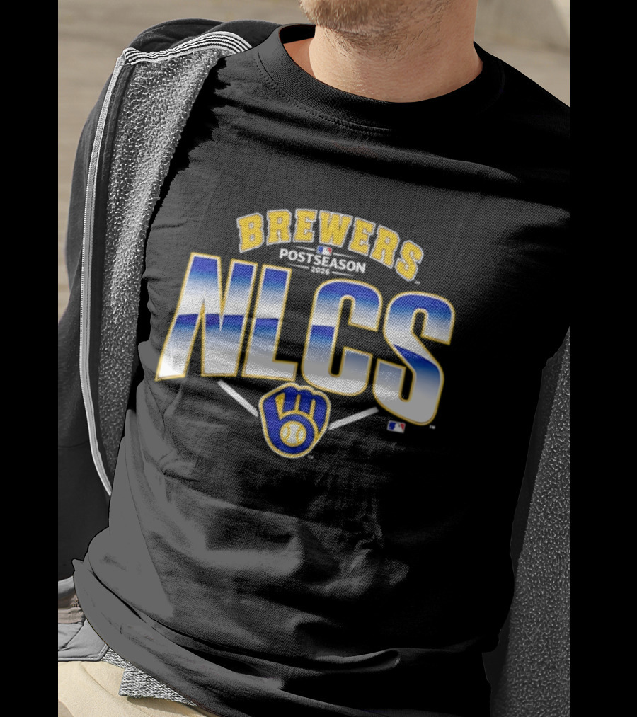 Milwaukee Brewers NLCS Postseason 2026 Baseball Majestic Crewneck T-Shirt