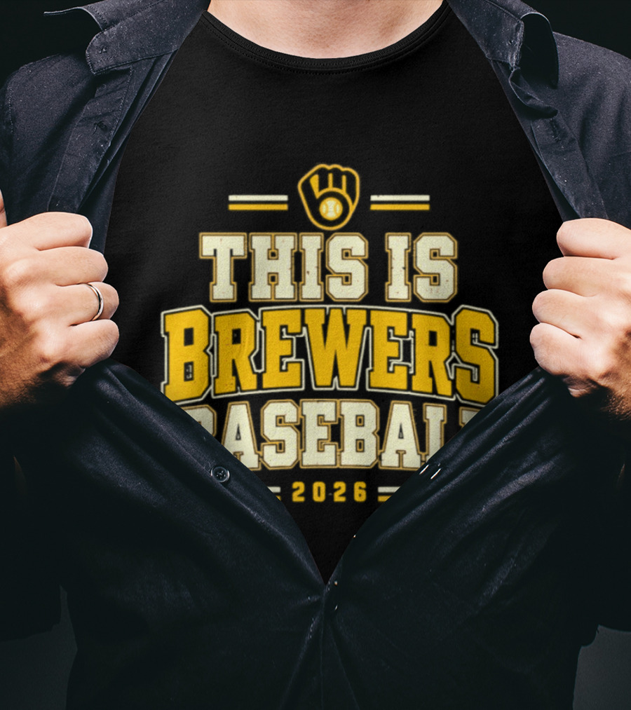 NLCS 2026 Milwaukee Brewers This Is Brewers Baseball T-Shirt