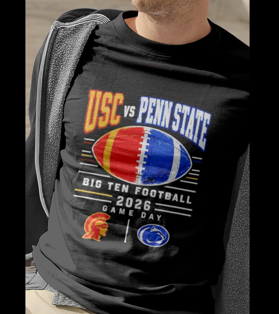 USC Vs Penn State Big Ten Football 2026 Game Day T-Shirt