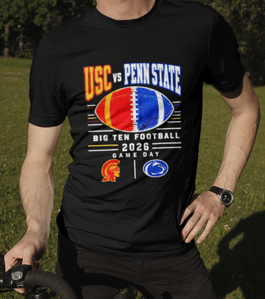 USC Vs Penn State Big Ten Football 2026 Game Day T-Shirt