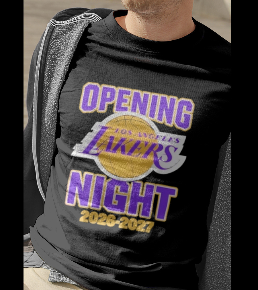NBA 2026 2027 Opening Night Los Angeles Lakers T-Shirt