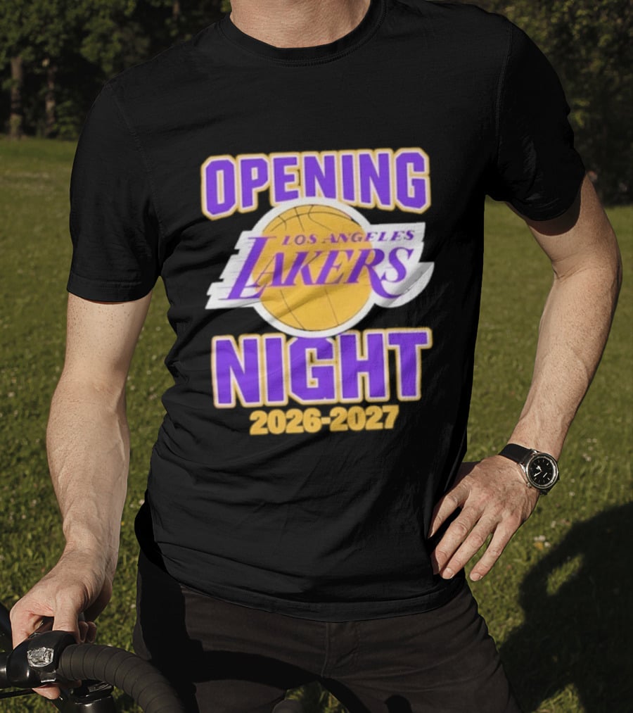 NBA 2026 2027 Opening Night Los Angeles Lakers T-Shirt