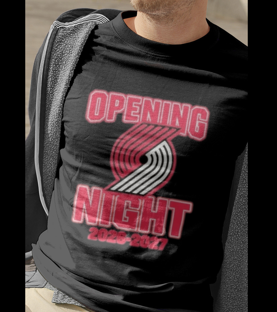 Portland Trail Blazers NBA Opening Night 2026 2027 T-Shirt