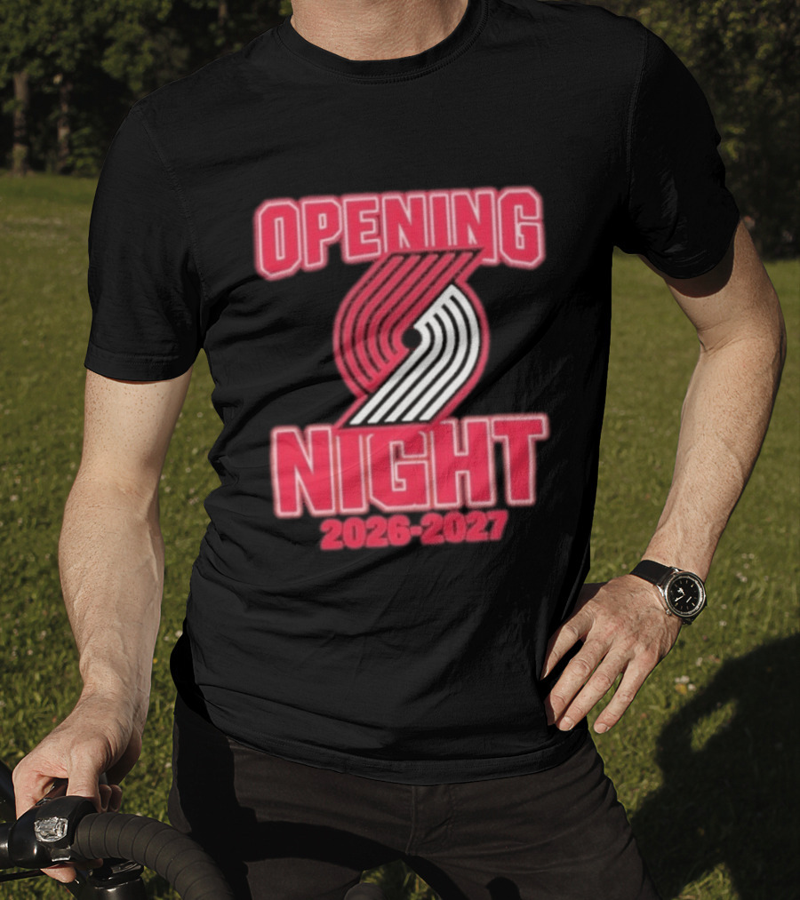 Portland Trail Blazers NBA Opening Night 2026 2027 T-Shirt