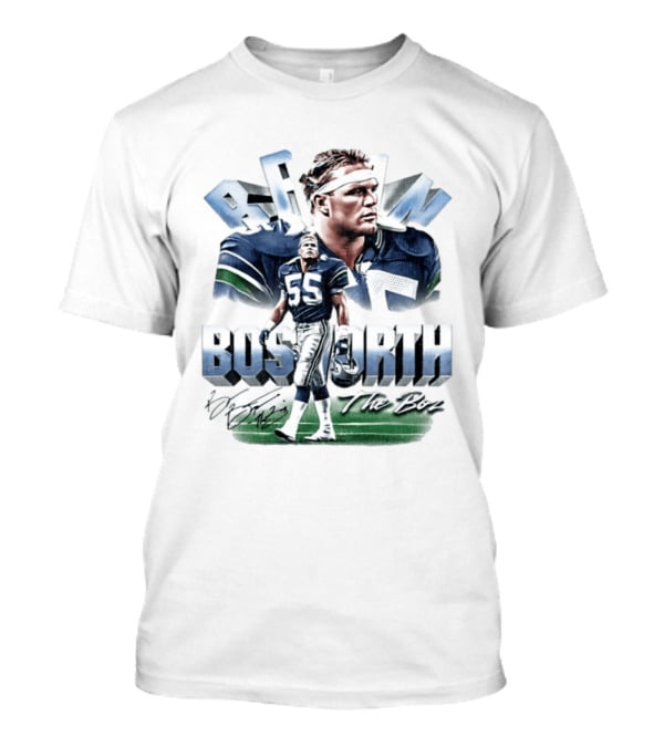 Brian Bosworth Seattle Seahawks The Boz 55 T-Shirt