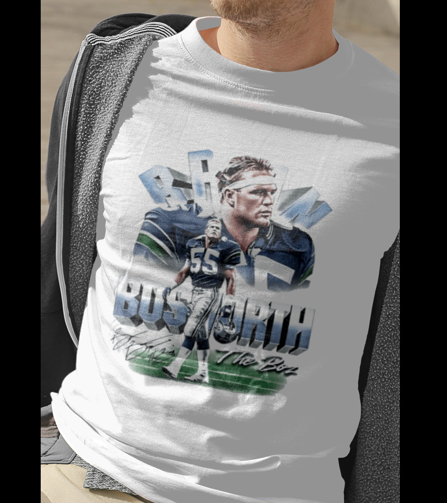 Brian Bosworth Seattle Seahawks The Boz 55 T-Shirt