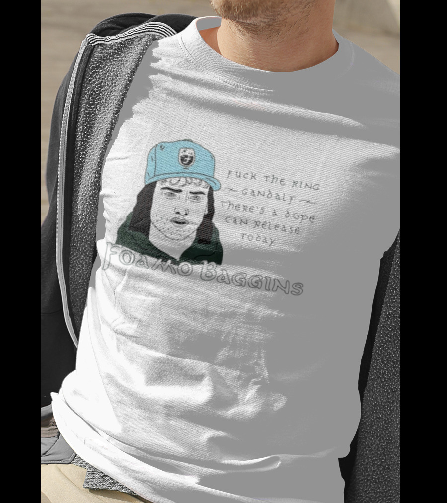 Foamo Baggins Humor Gandalf Dope Can Release T-Shirt