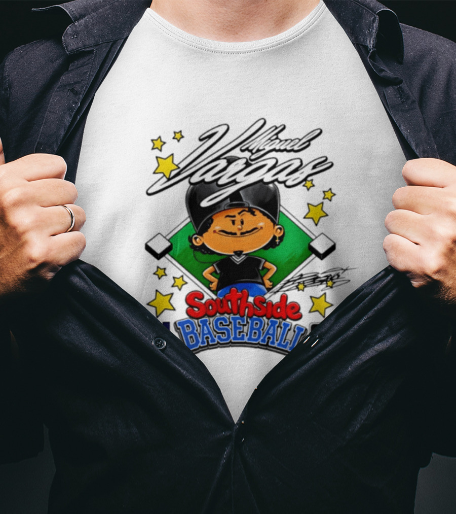 Miguel Vargas Southside Baseball Chicago White Sox Sports SKI Baseball Stars T-Shirt