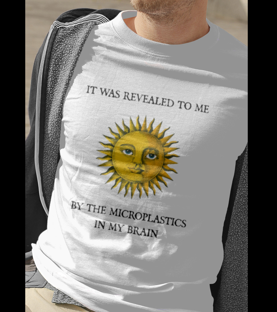 It Was Revealed To Me Sun By The Microplastics In My Brain T-Shirt