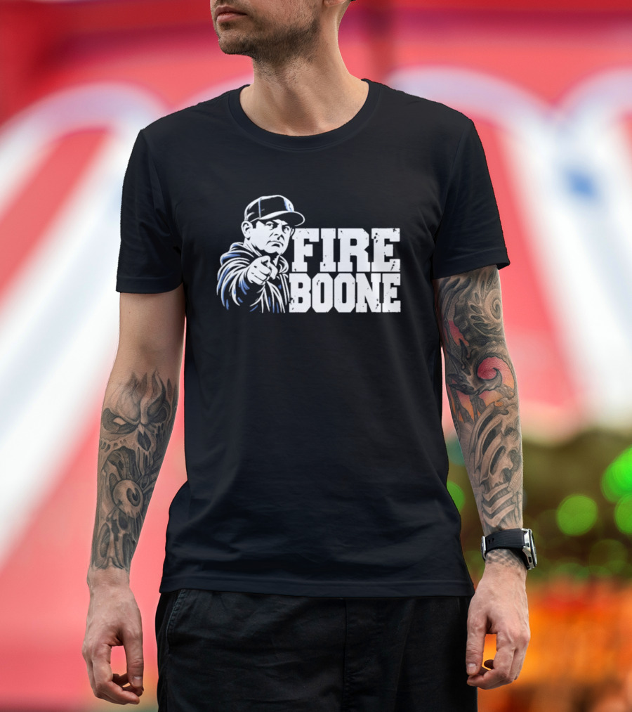 Yankees Fire Boone Distressed T-Shirt