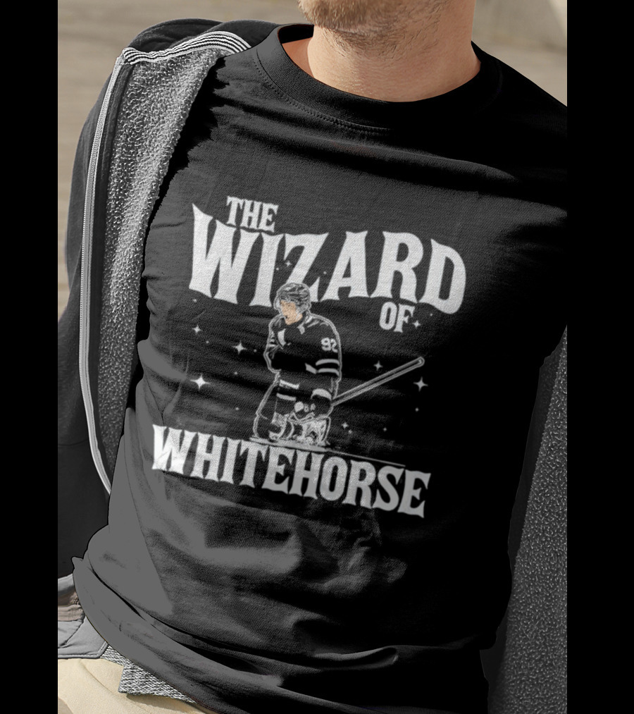 The Wizard Of Whitehorse Hockey Player T-Shirt