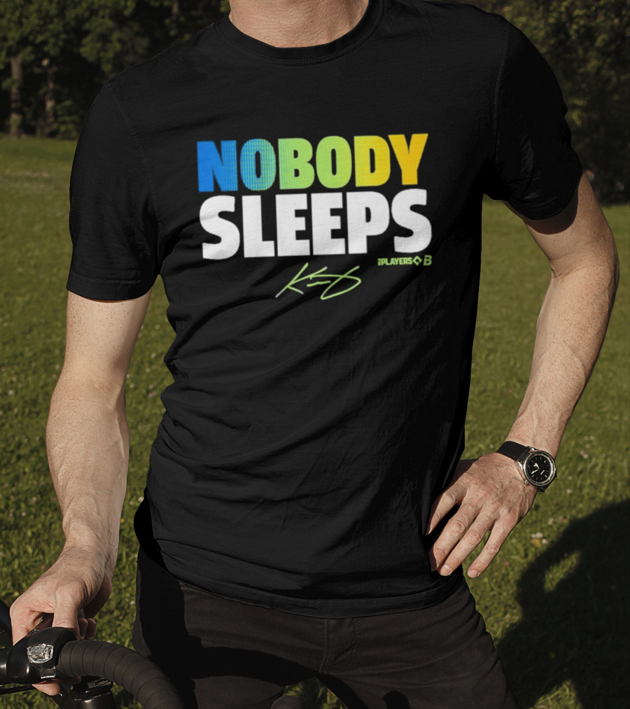 Kevin Cash Nobody Sleeps Signature Summer B T-Shirt