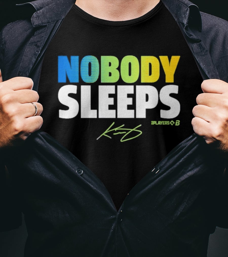 Kevin Cash Nobody Sleeps Signature Summer B T-Shirt