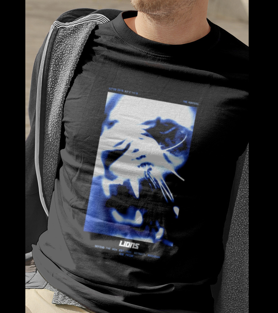 Detroit Lions 2026 Rivalries Collection Loose Fit Boyfriend Lions Inner Strength Outer Toughness Excellence T-Shirt