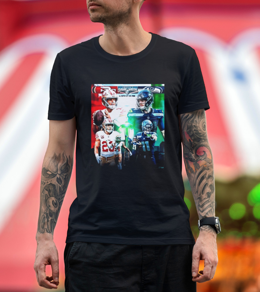 San Francisco 49ers Vs Seattle Seahawks America's Game Of The Week 2026 NFC West Showdown On Fox 4:25PM ET T-Shirt