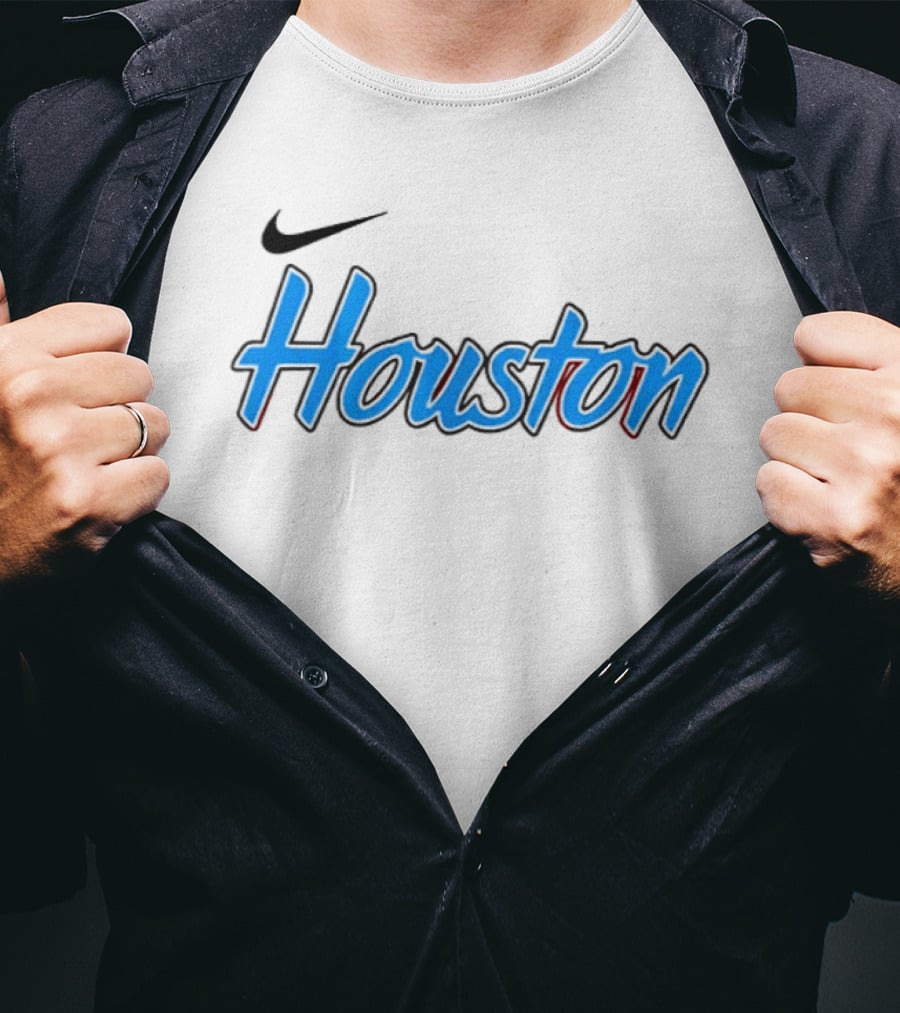 Nike Houston Cougars 2026 NCAA Football Two Sided T-Shirt