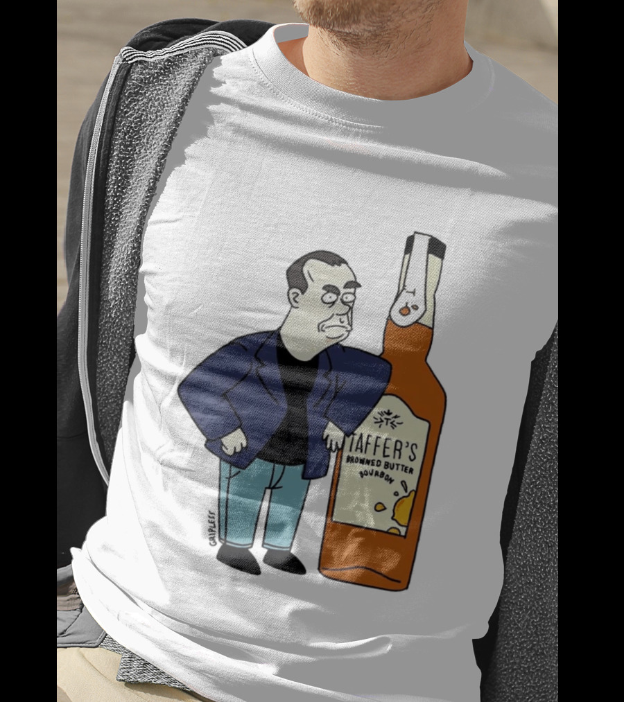 Jon Taffer Cartoon Browning Butter Bourbon Bar Rescue T-Shirt