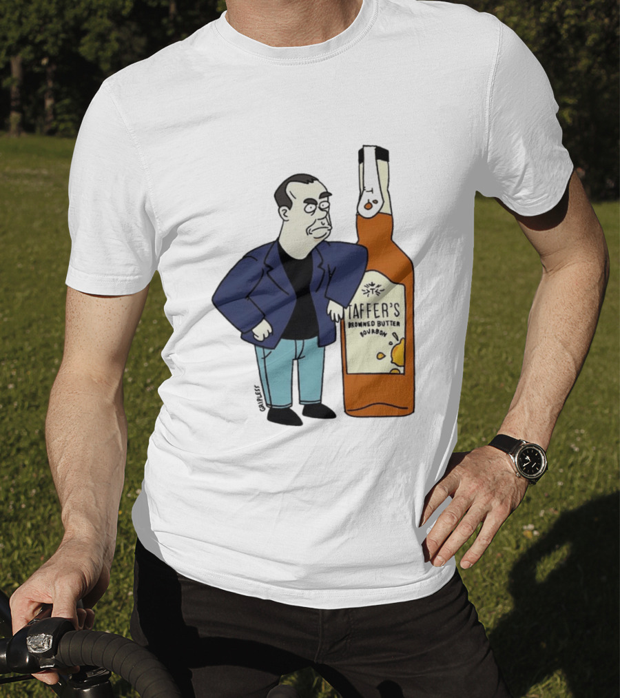 Jon Taffer Cartoon Browning Butter Bourbon Bar Rescue T-Shirt