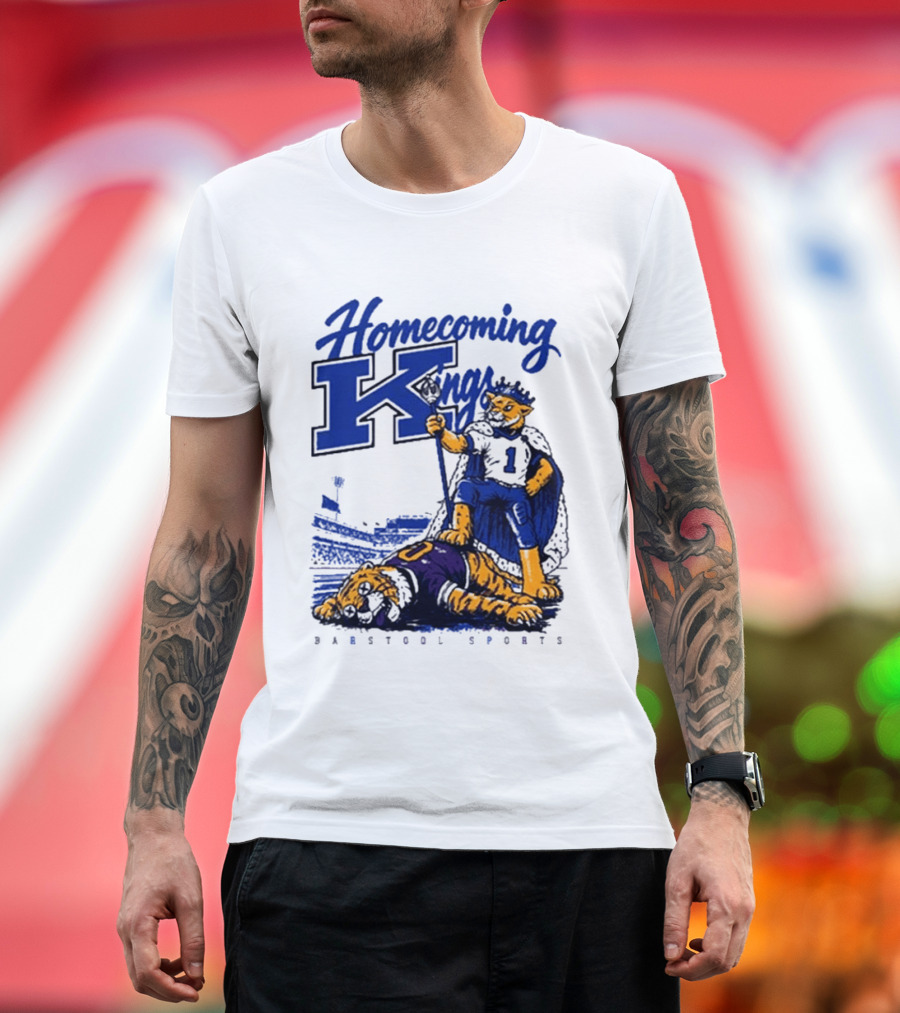 Kentucky Wildcats Homecoming King Victory Over LSU Tigers 2026 Football Barstool Sports T-Shirt