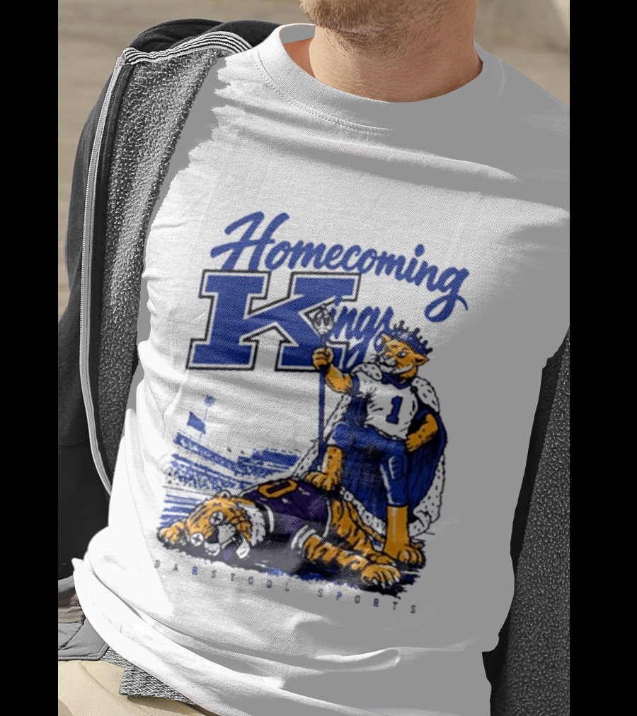 Kentucky Wildcats Homecoming King Victory Over LSU Tigers 2026 Football Barstool Sports T-Shirt