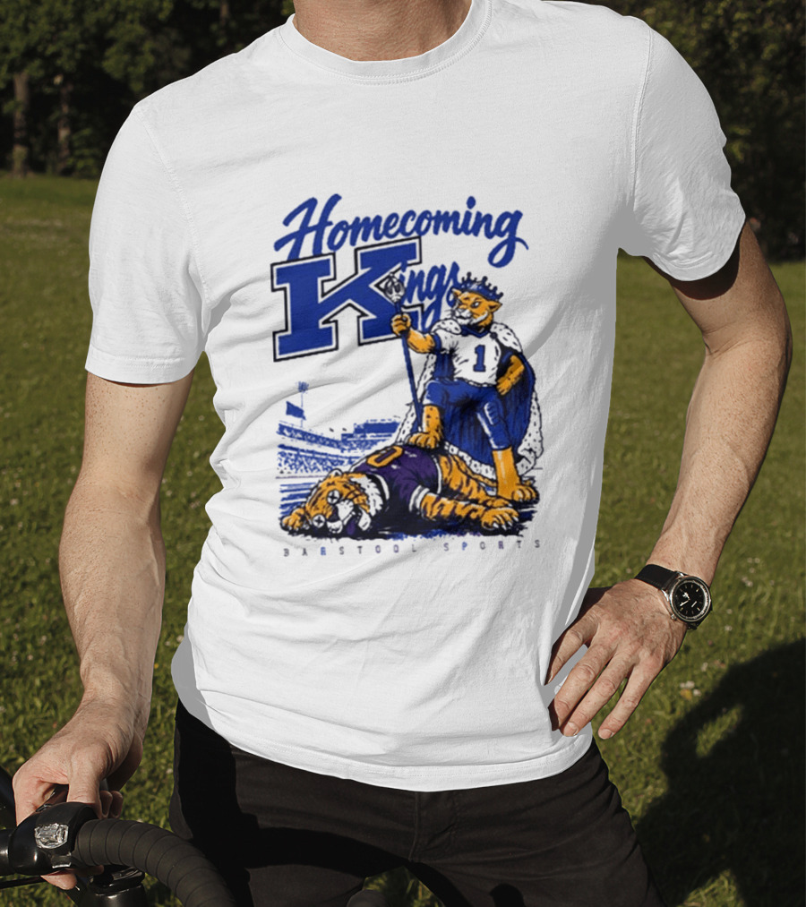 Kentucky Wildcats Homecoming King Victory Over LSU Tigers 2026 Football Barstool Sports T-Shirt
