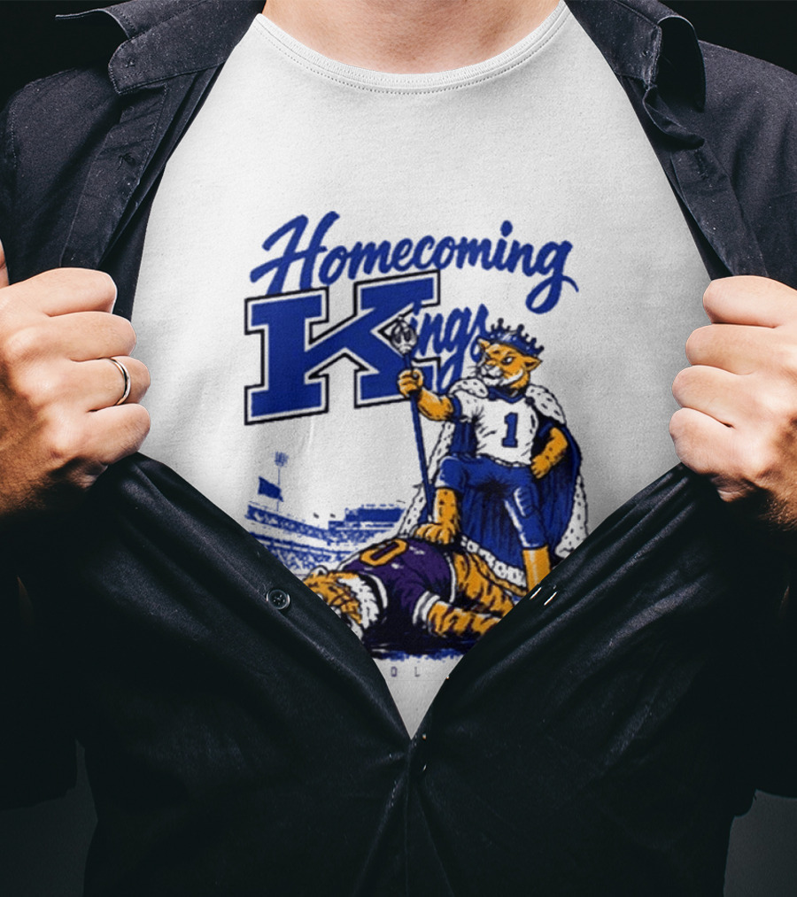 Kentucky Wildcats Homecoming King Victory Over LSU Tigers 2026 Football Barstool Sports T-Shirt
