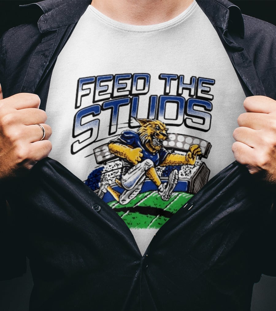 Feed The Studs Kentucky Wildcats Football Running T-Shirt