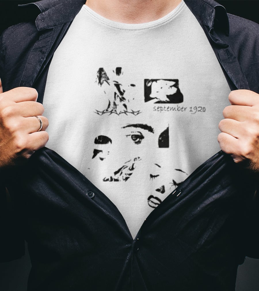 Māni September 1920 Face Collage T-Shirt